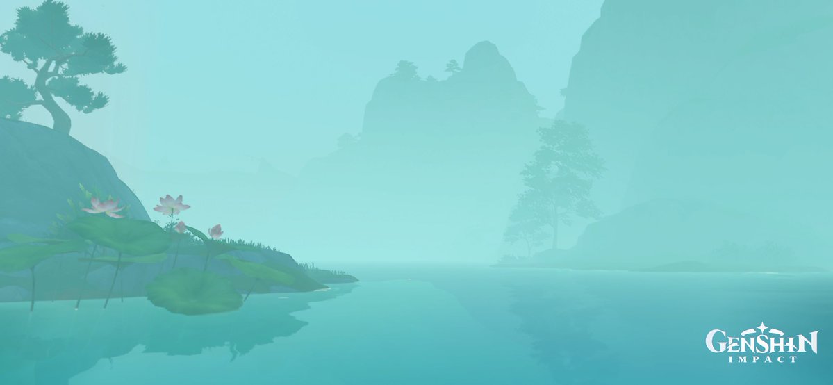 DailyGenshinPCS's tweet photo. I like the fog effects in Genshin it reminds me of a painting 

#GenshinImpact #Liyue https://t.co/GQMEiRMMv6