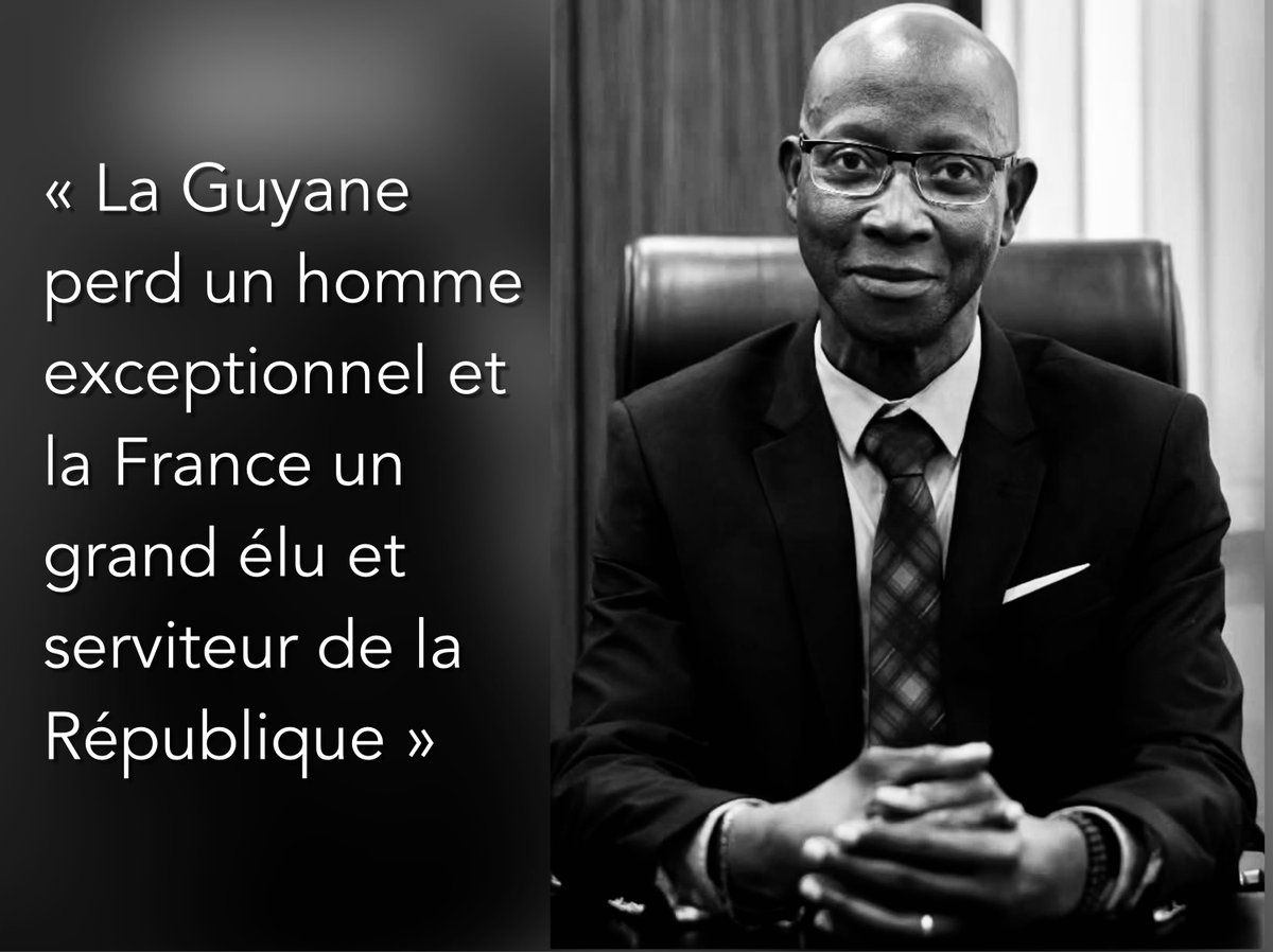outremers360's tweet photo. ⚫️ « Un homme exceptionnel », « déterminé », « passionné par son pays, la #Guyane » : Pluie d’hommage après le décès de Gabriel Serville 

➡️https://t.co/i5gFM1VDgi

🗞️🕊️L’annonce du décès de Gabriel Serville suscite une vive émotion dans la classe politique, ultramarine et nationale. De Sébastien Lecornu à Moetai Brotherson, en passant par Naïma Moutchou, Manuel Valls, Huguette Bello, Yaël Braun-Pivet, ses homologues ultramarins, présidents de collectivités comme parlementaires, et surtout le président de la République Emmanuel Macron : « La Guyane perd un de ses défenseurs les plus passionnés » et au-delà « les #Outremer français perdent un de leurs représentants éminents » a écrit le chef de l'État.