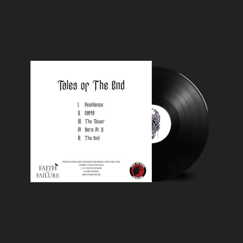 FaithInFailure's tweet photo. 🖤 VINYL IS COMING 👀

For the first time, “The Fields” EP and “Tales of The End” EP will be available on vinyl!

Available in our merch store on October 9th 🤘🏻

Limited quantities
10.09.26

#FaithInFailure #TheFields #TalesOfTheEnd #Vinyl https://t.co/Xs2mezaMeH