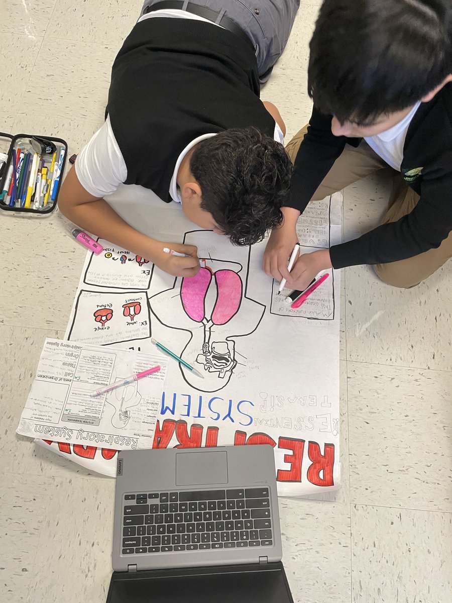 cortezjocelyn98's tweet photo. Projects here! Projects there! Projects everywhere 🤩 

7th graders @TAGinPG are finalizing their body system research posters as we wrap up 7.13A Body Systems 🧠🦷🫀🫁

@DrReyC @AP_Pegues @disdstemscience 
#Region4SayNoMore https://t.co/tctNdBOkmi