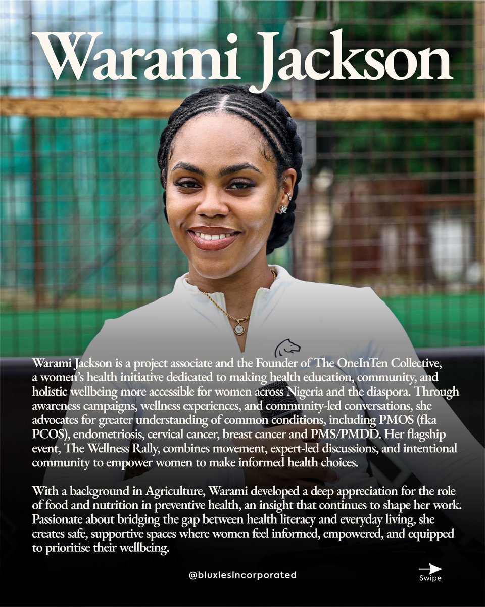 BluxiesInc's tweet photo. For PCOS Awareness Month, we spoke with Warami Jackson, Founder of @0nein10, about what it means to live with PCOS, the gaps in accessible information, the role of community, and why hormonal health conversations need to move beyond awareness days and into everyday spaces.
#PCOS https://t.co/NL3m7YFQfV