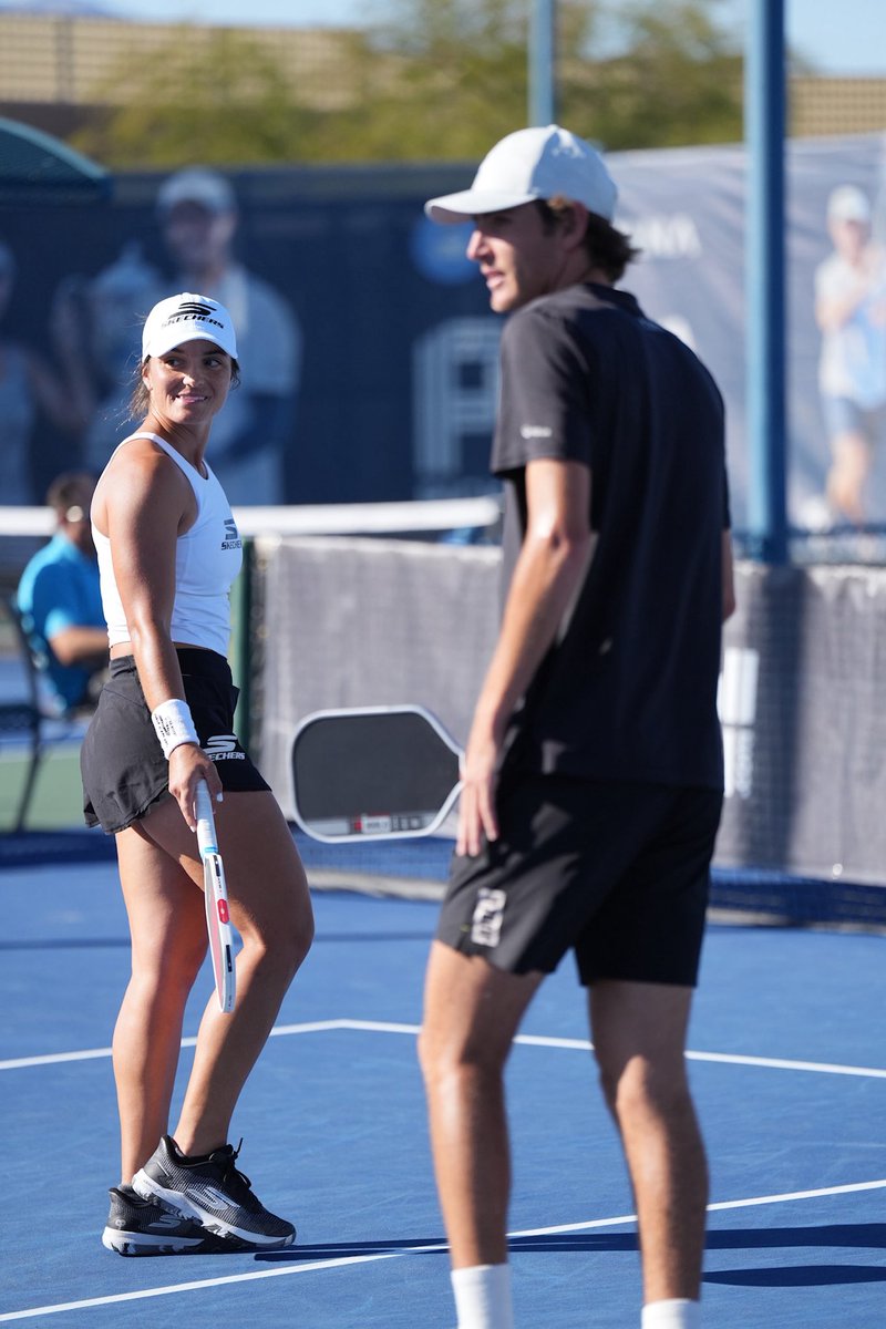 CP_Pickleball's tweet photo. Back in one of my favorite cities 🎰 Vegas week!
There’s just something about this stop — amazing food, shows, hotels, and a pretty incredible pickleball facility. Mixed with Eric Oncins Women’s doubles with Tyra Black
Ready to compete and have some fun! https://t.co/wcaGyOOGLj