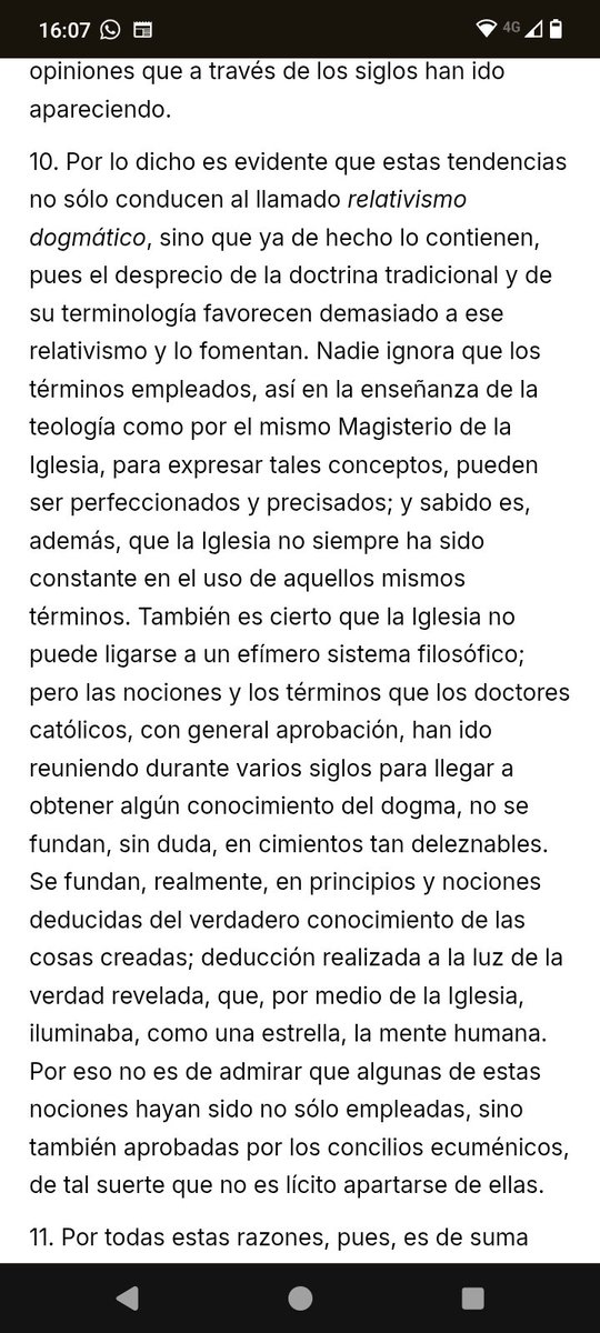 inmortesvmvs's tweet photo. @MisaelZuni23862 @AmirMoralitui En el n° 10 explica que lo que puede cambiar es la forma de explicar la doctrina, mas no la doctrina per se. https://t.co/FNVNwwvfuR