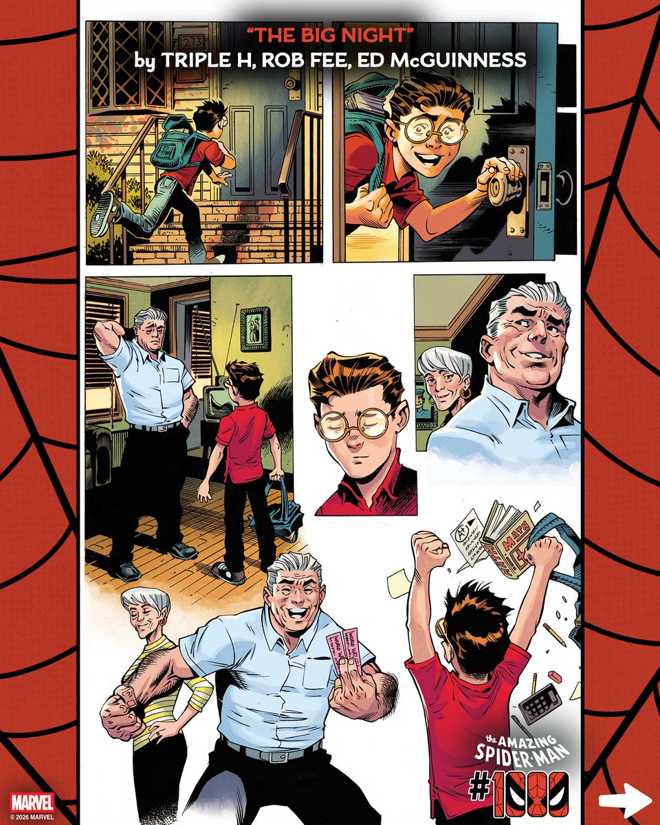 MarvelComicsHQ's tweet photo. 🕸️ “The Big Night” by Triple H, Rob Fee, and Ed McGuinness https://t.co/kj8UpJNvmv
