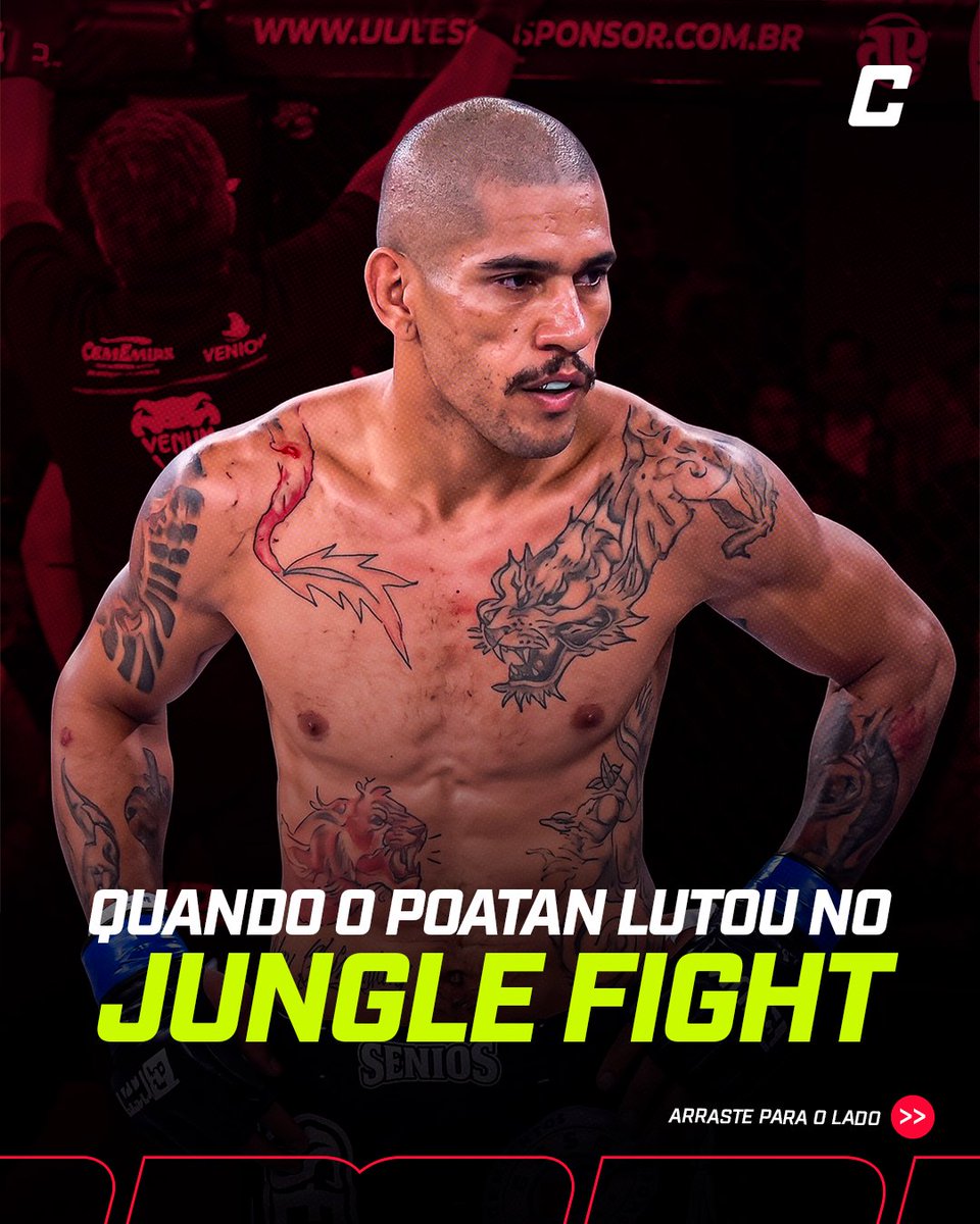 combate's tweet photo. POATAN JÁ FEZ ESTRAGO NO JUNGLE!

Lembra quando Alex Poatan nocauteou Marcus? E o show não para! Neste sábado, a partir das 19h, o Jungle Fight está de volta ao vivo!

O Combate é a casa da luta e agora você encontra tudo isso no plano Premium do Globoplay.

#JungleFightNoCombate https://t.co/fJ7XBi8LCz