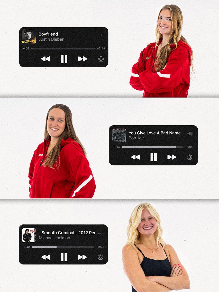 HuskerSwimNDive's tweet photo. Getting hype for our first dual meet this Friday๐ถ #hypesongs https://t.co/SIM2gU5o7W