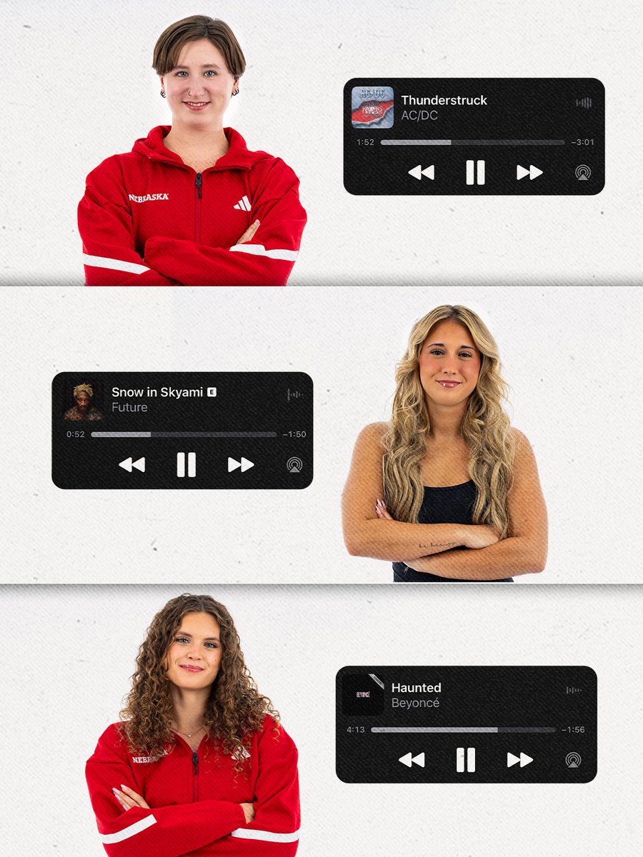 HuskerSwimNDive's tweet photo. Getting hype for our first dual meet this Friday๐ถ #hypesongs https://t.co/SIM2gU5o7W
