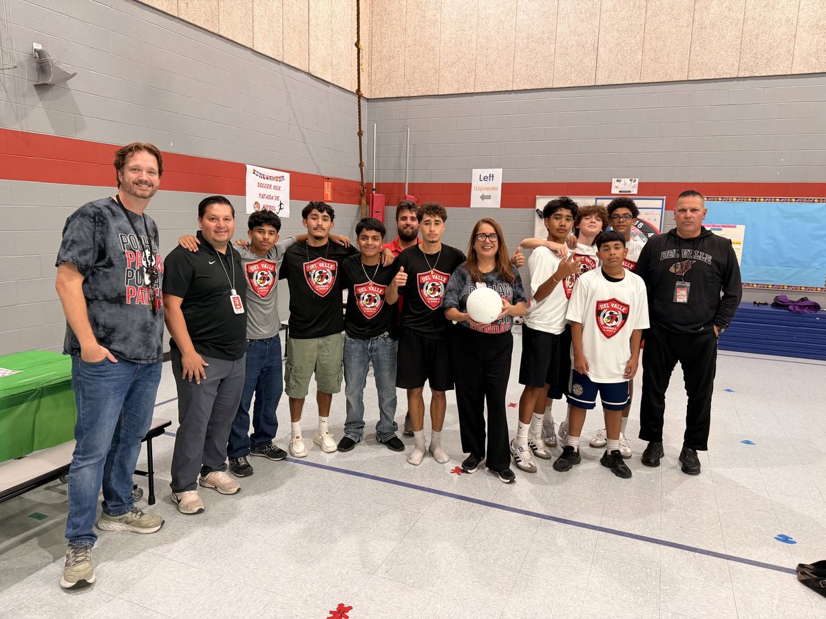 DelValleISD's tweet photo. Happy Hispanic Heritage Month!
We enjoyed sharing the Hispanic culture with all of you.
A special THANK YOU to Coach Martinez and his HS soccer team for joining us.  Our Popham PTA came together for an amazing agua fresca/chicharrón booth that was a huge success! https://t.co/LCLIrt47Bh