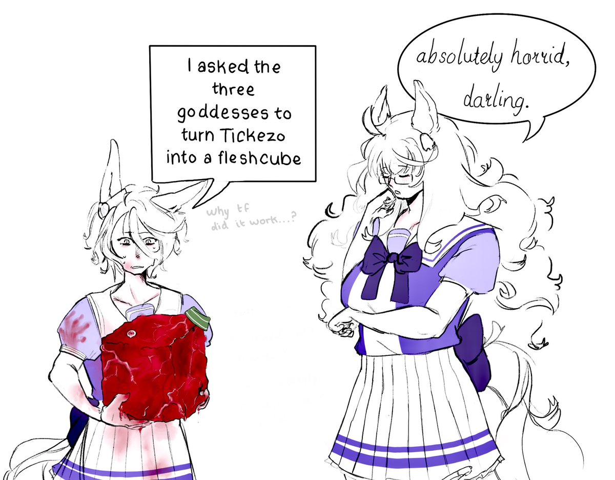 MiilkiiBunnii's tweet photo. Flesh cube Tickezo (She’s probably okay…?) https://t.co/YiwBN6VGMk