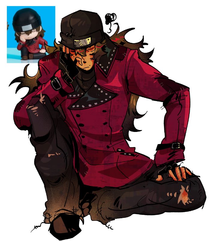 Fishquill's tweet photo. The Shinjiro figurine…. https://t.co/Smllq89JhG