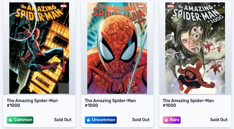 lodouNono's tweet photo. The alternative cover of The Amazing Spiderman #1000 available on @veve_official .
Happy ASM 1000 day !
#veve
@MarvelComicsHQ https://t.co/Ffqm6rQR28