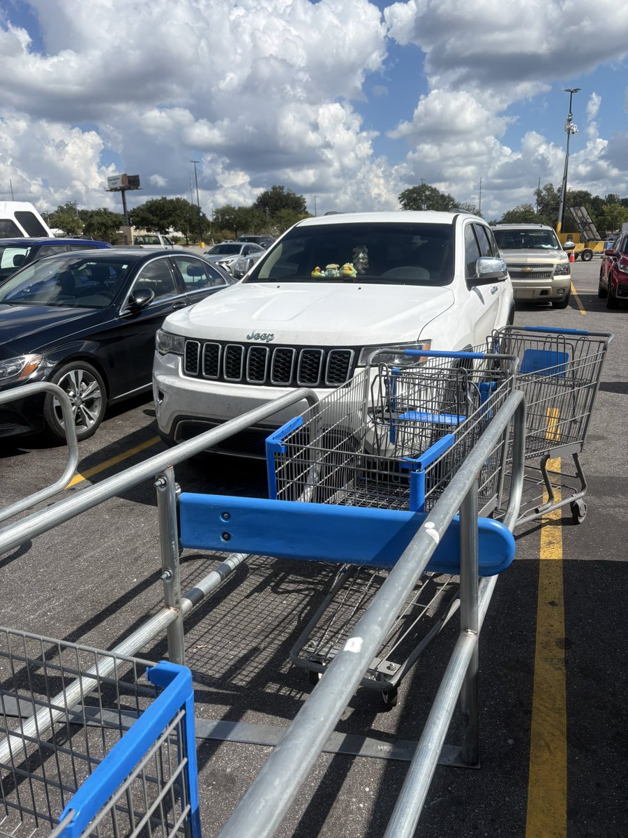 ChefRobCo's tweet photo. Parking right in front of the Buggy Rack at Walmart is the pinnacle of Total Depravity.
Yeah I call em Buggies. I know you Yankees don’t! https://t.co/pG6S0TMI1j