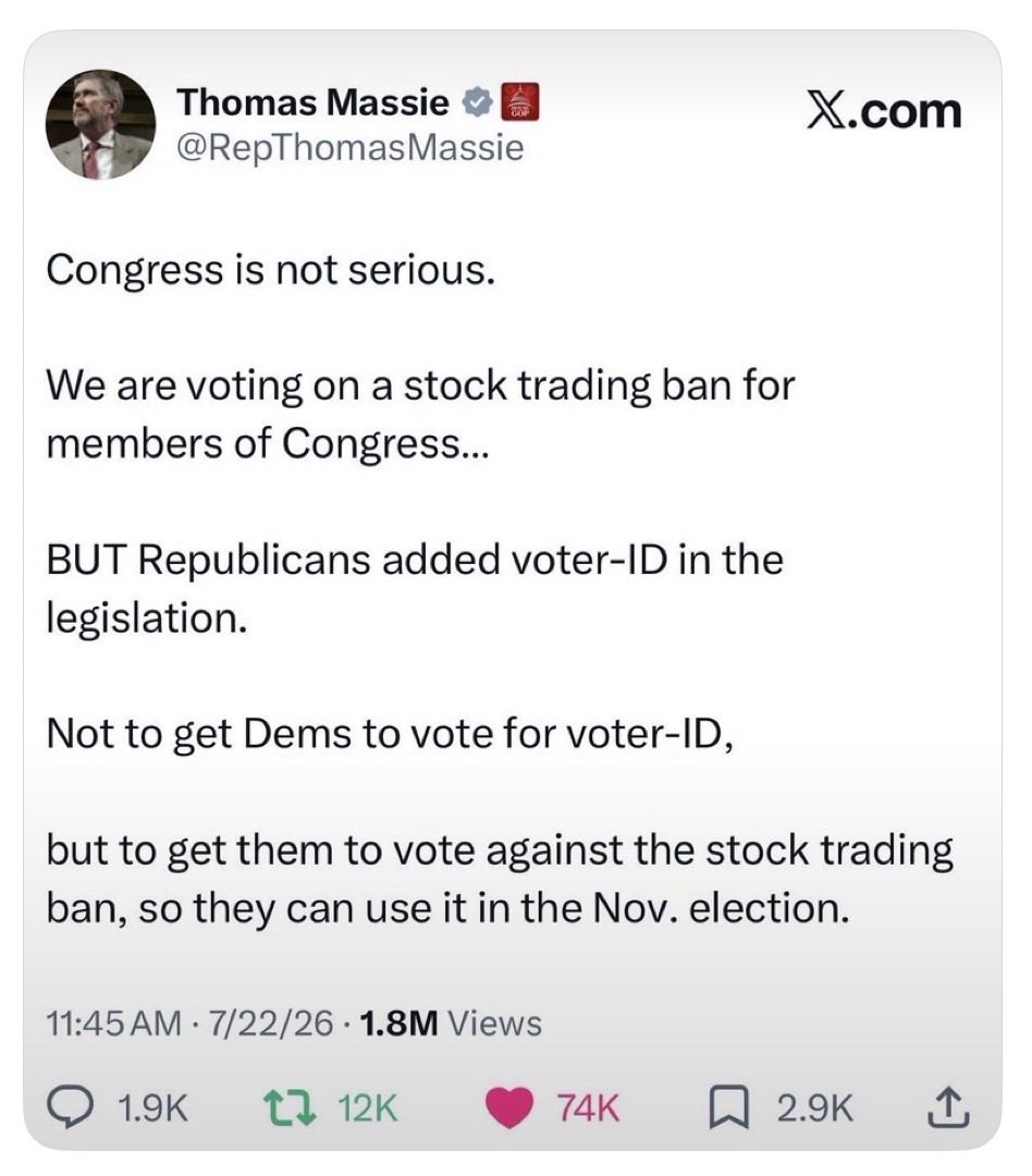 BrennCookk's tweet photo. @SpeakerJohnson https://t.co/5wAjl8qXMm