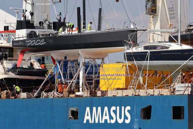 Shipguru's tweet photo. #middlesearace #Arrival of the #volvo70 #racingsailingyacht #PACE as #deckcargo aboard #MPP #EEMSLIFT_HENDRIKA at #grandharbourmalta - 30.09.2026 - https://t.co/uAH1qB1RZf -NO PHOTOS can be used or manipulated without our permission @RolexMiddleSea @AmasusEemshaven @worldshipsoc https://t.co/08cfGTkxB8
