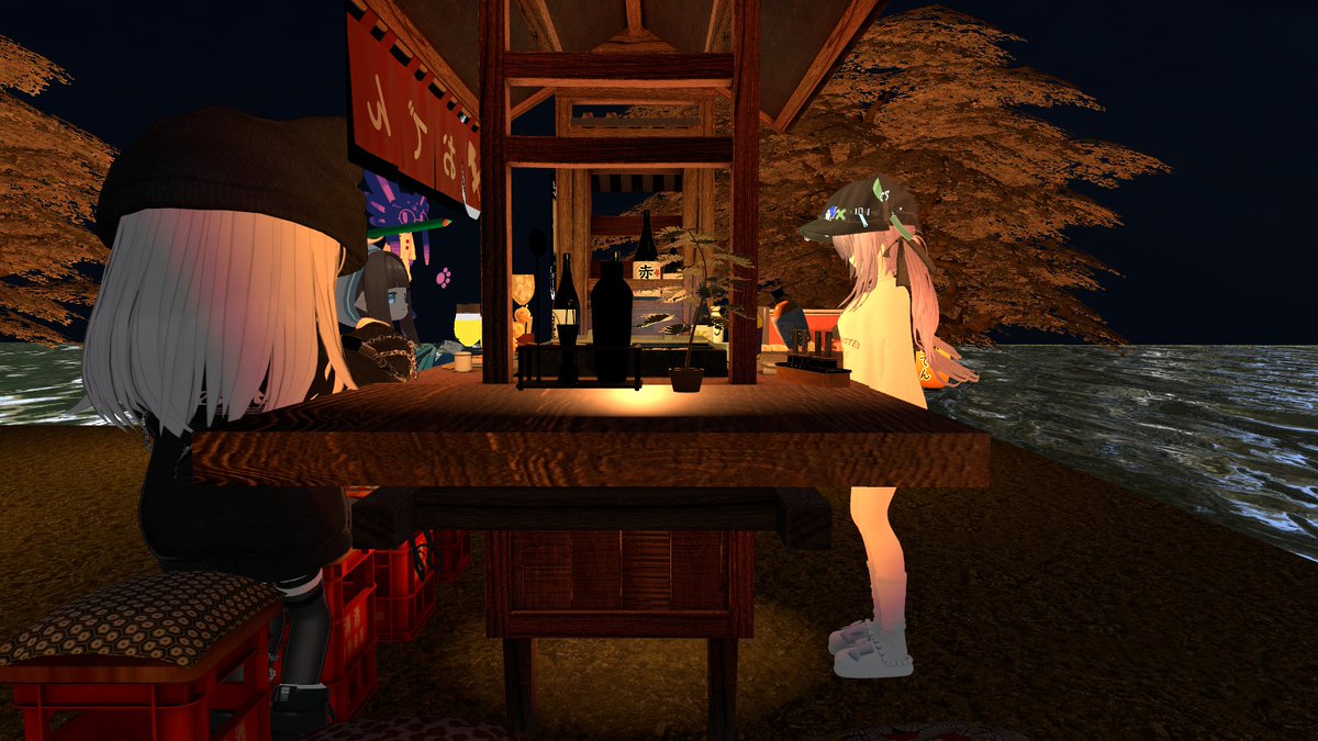 manbaga87's tweet photo. #くえたんVRC #VRCがらんどう #VRCエンプティ #PerticaVRCafe 来店してかわとビール注文して飲んでまったりしたよ　がらんどう新人キャストポスト役での営業話題はたまごがけごはんと炭酸系ドリンクなど話したよ https://t.co/gA56OZj5VQ