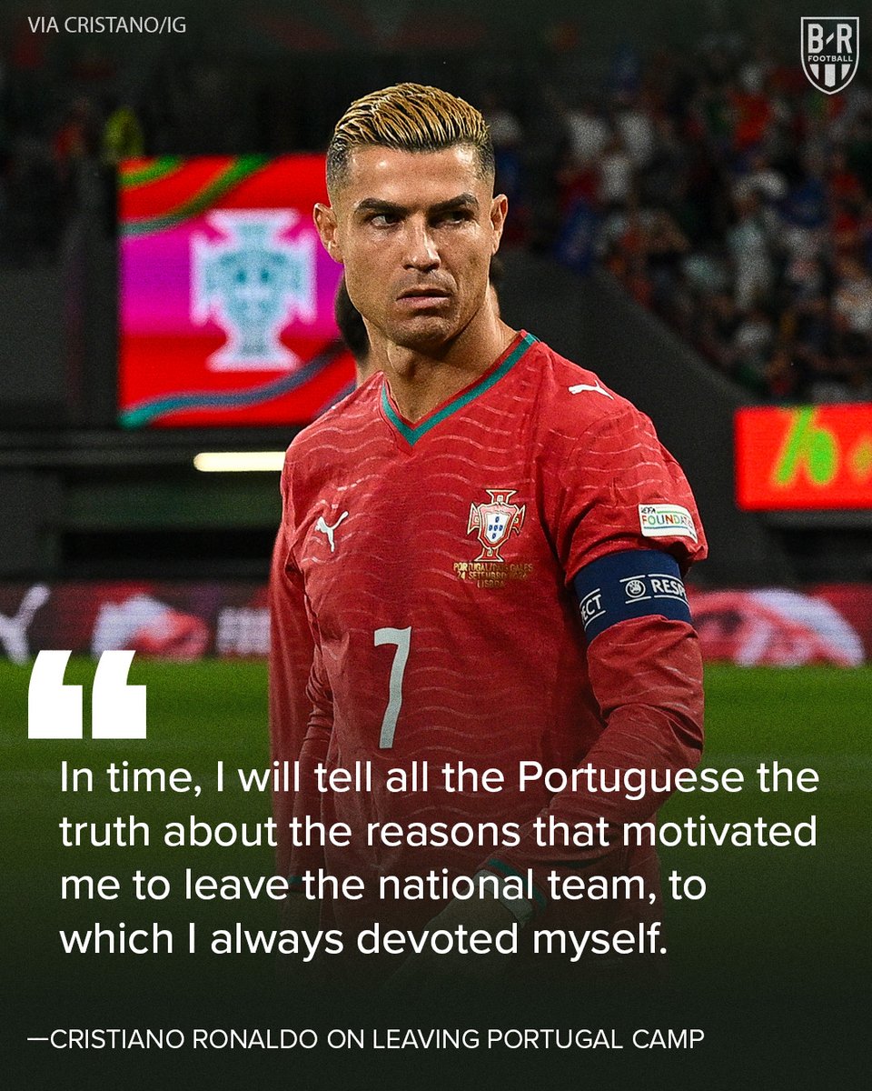brfootball's tweet photo. Ronaldo is keeping quiet...for now 🤐 https://t.co/CcI6Zhfwgg