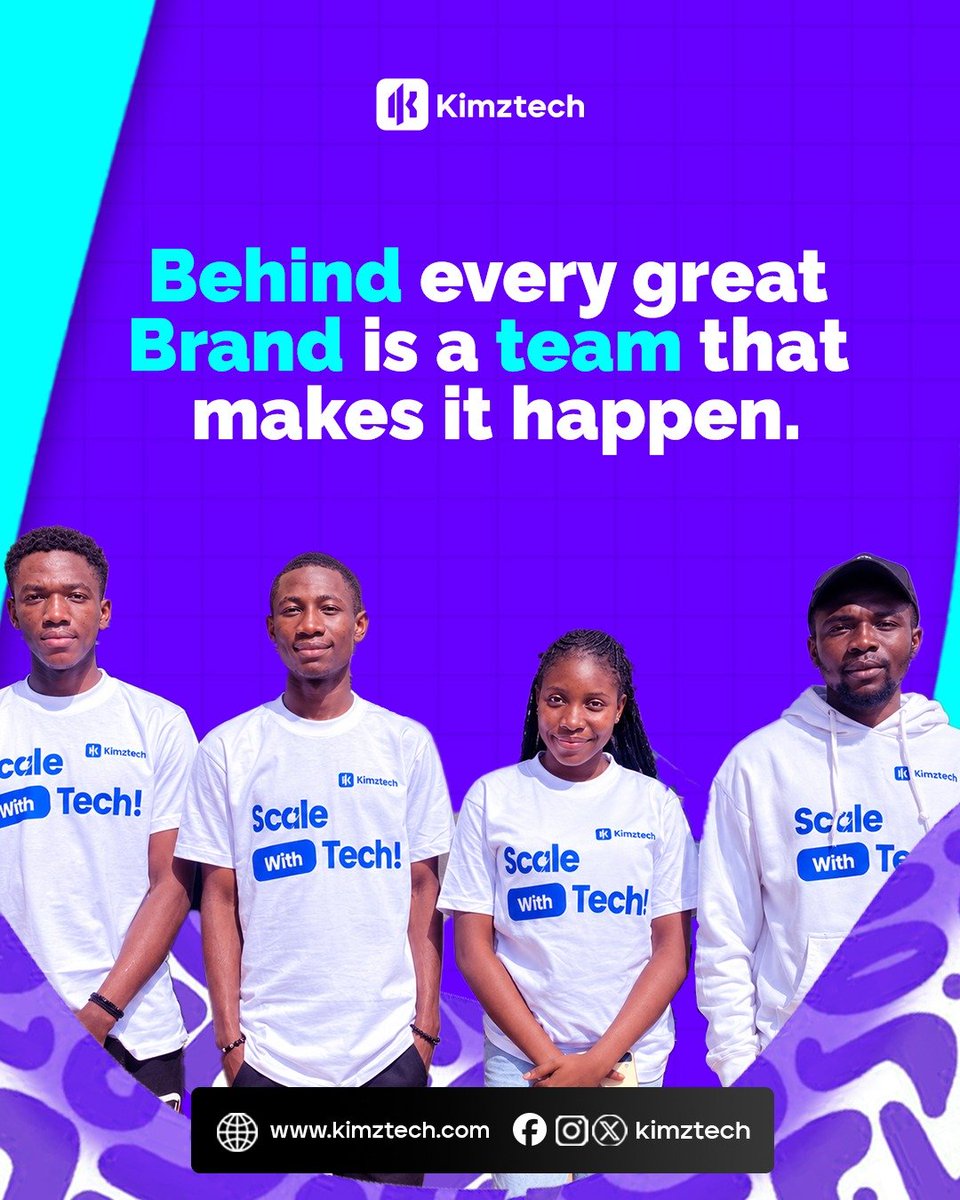 kimztech_ceo's tweet photo. People see the finished work.

The website. The design. The ideas. The results.

But before any of that exists, there are people behind the screen asking questions, solving problems, trying again, sharing ideas and making things happen.

#KimzTech #TechTeam #DigitalSolutions https://t.co/8plQyyrhTw