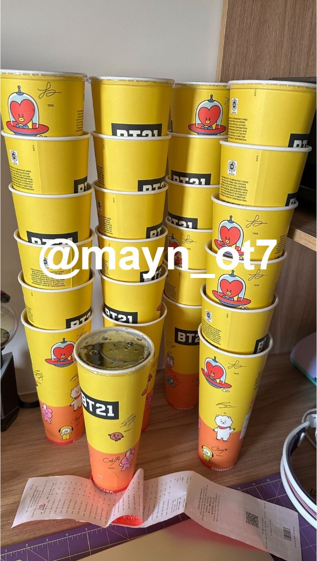 Mayn_OT7's tweet photo. Tenha um grupo de amigas ARMY e descubra o que é coletividade!
Fizemos nossa primeira CEG hahahaha
#cinemark #minimark #bt21 #BTS https://t.co/qB0qMFkYQE