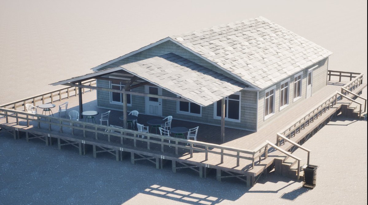 SSD_puzo's tweet photo. I think the added details are enough, I don’t want the to look very dirty, it’s not an abandoned building. 
I’m already starting to place other objects. My task was to create only the building modules, so I’ll use the free set from Fab.

#ue5 #3d #3dart #environment #art https://t.co/gP1uB9gmWf
