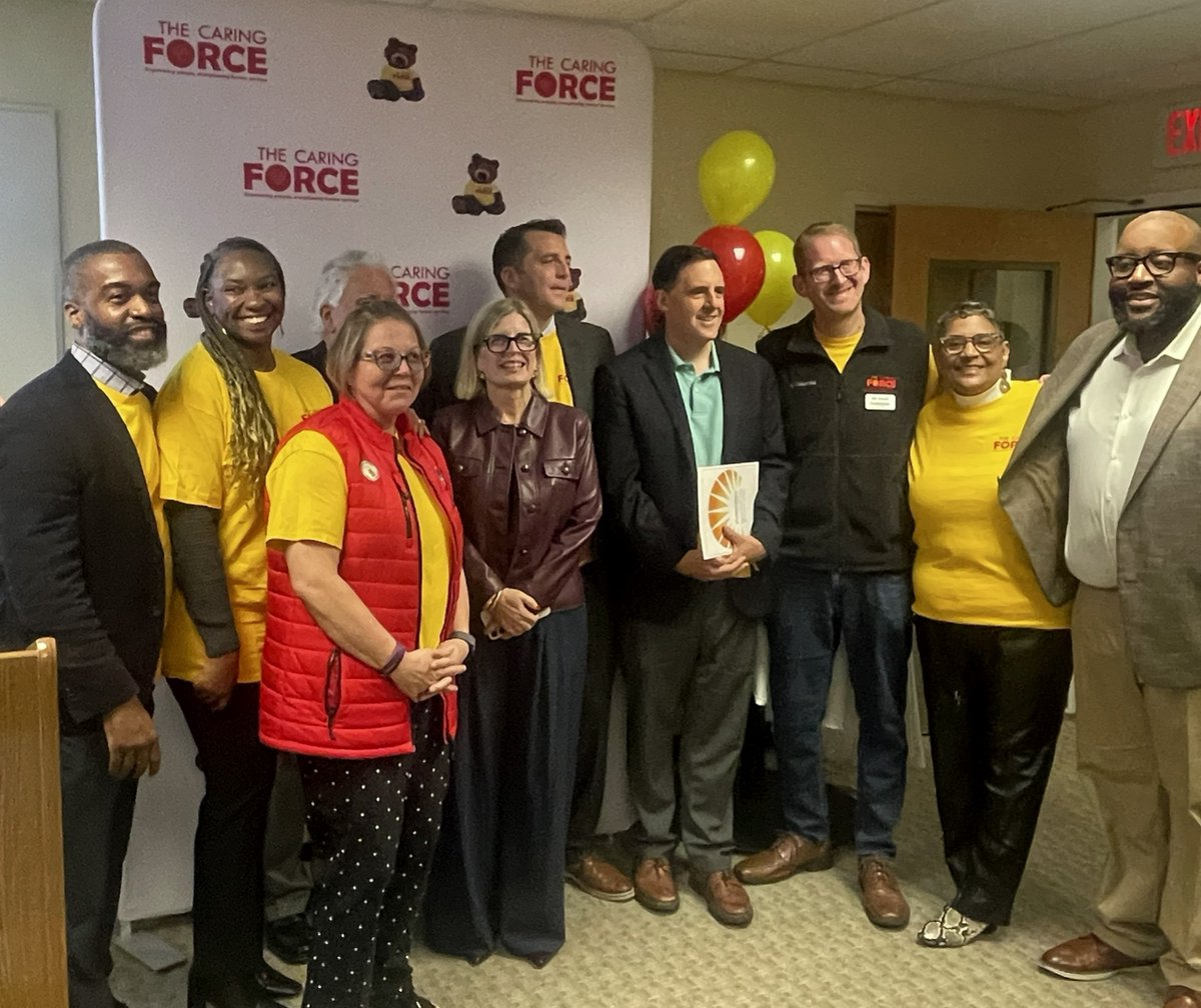 CSRoxbury's tweet photo. Last Friday, CSR was proud to join more than 150 human services advocates at the first-ever @TheCaringForce Metro Boston Rally. Our President and CEO, Sandra McCroom, served as emcee, welcoming a packed room. We’re proud to stand with our fellow human services organizations! https://t.co/Uvxuh0Y4G0