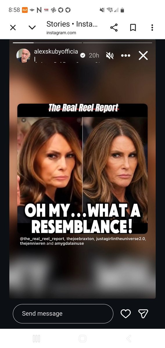 Nanking5555's tweet photo. @HazelLiaqa4848 I think Melanoma Turdrump is a whore @OfficeofMelania but Caitlyn Jenner could be a perfect stand-in for her to "wifey" to shit-britches https://t.co/YNWwN7nhcE