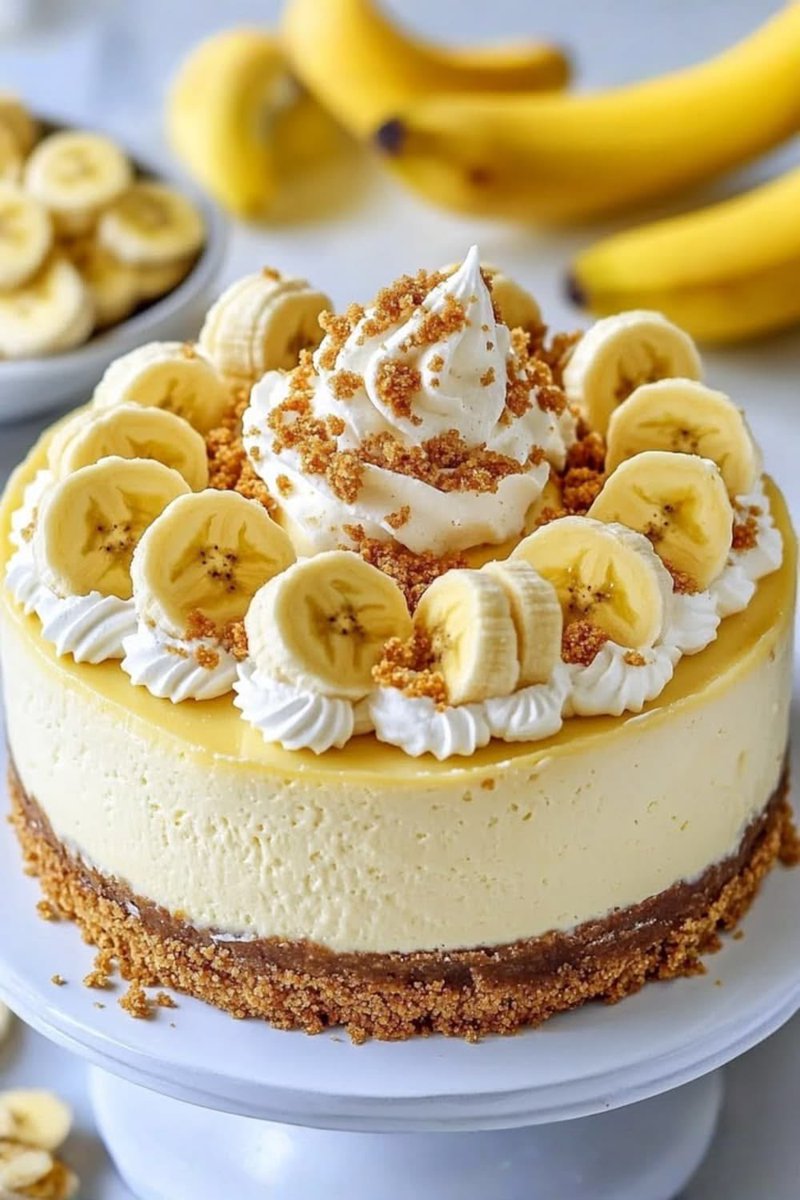 creativ_juices's tweet photo. Banana Pudding Cheesecake https://t.co/pMX5vjalPY
