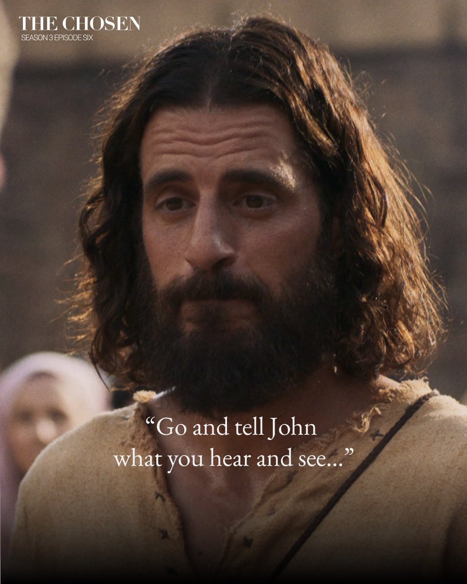 thechosentv's tweet photo. Matthew 11 in action. https://t.co/vaM489AtX7