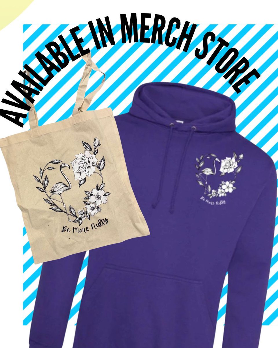 bemorenulty's tweet photo. We’ve added a handful of this year’s special edition #BeMoreNulty hoodies & tote bags to our shop 🎶💜 Be quick - when they’re gone, they’re gone! Grab yours now 👉🛒 https://t.co/IKu5BWi44t
#BeMoreNulty #PowerOfMusic #CharityMerch #sheffield #LimitedEdition https://t.co/K8lFBfcMnf