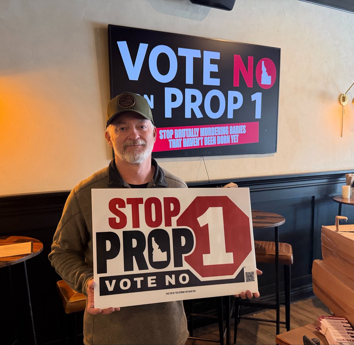 oldstatemark's tweet photo. Just got these signs in at @OldStateSaloon. 

Help save babies. Stop by and get your sign! https://t.co/BWZ1s13OQZ