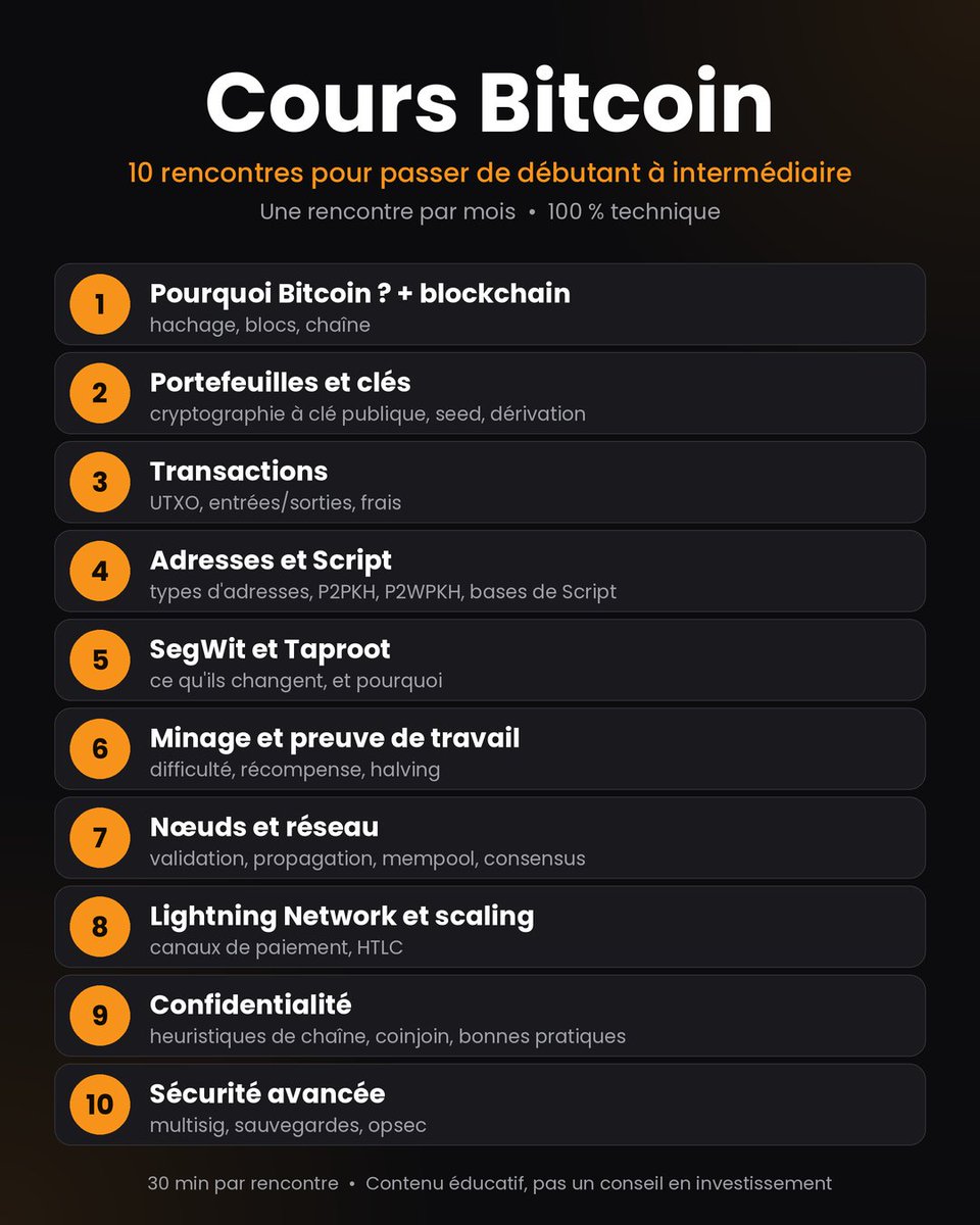 MarseilleBTC's tweet photo. En ce début d’année, Marseille Bitcoin redore son blason

Nous reprenons Bitcoin du debut avec des meet ups accès pour les débutants.

Si tu es du coin et que tu veux en apprendre plus sur le sujet, rejoins nous sur 

https://t.co/ElEQleumOP https://t.co/2wHbNnrjVK