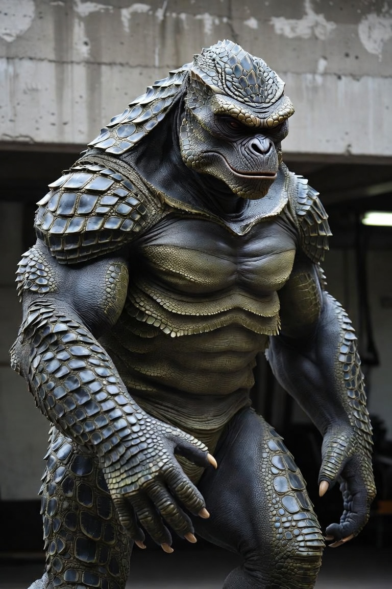 ArronJohnson's tweet photo. Reptile, gorilla alien. #joerogan #davidgrush https://t.co/8cy3xvg35Q