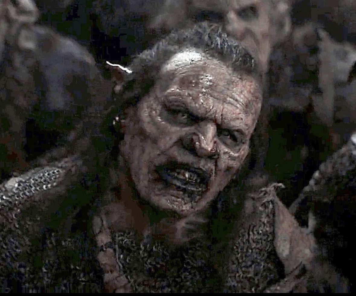 OrcKoyze195's tweet photo. Ovakru seems he would have been admired as an elf before Orc stage the awesome black hair Like Adar could he have had an important role back then ? #ringsofpower Also His cool earring i wonder https://t.co/8Z5Ihkk9c1