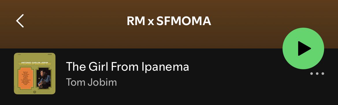 writingbyrkive's tweet photo. O Namjoon colocou TOM JOBIM na playlist da exposição das obras dele https://t.co/GoGKlccc7z