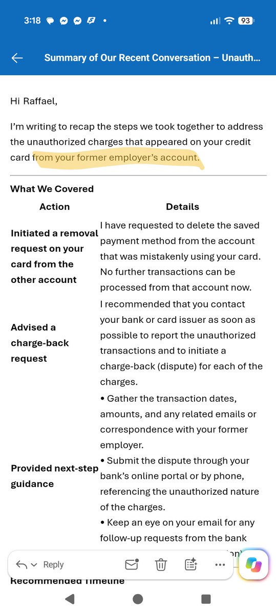RaffaelCavalie1's tweet photo. Depuis deux mois, plus de 300 $ de frais GoDaddy apparaissaient mystérieusement sur ma carte de crédit.

J’ai déclaré la carte fraudée, je l’ai fait annuler et j’ai dû changer mes paiements partout.

Finalement, le « fraudeur » était le Parti conservateur du Québec.

Ma carte était apparemment encore enregistrée dans leur compte GoDaddy… quatre ans après mon départ.

Un parti qui aspire à gérer l’État québécois, mais qui n’arrive pas à gérer les cartes de crédit dans son compte GoDaddy. Ça inspire confiance.

Le PCQ veut gérer un budget de plus de 150 milliards $, mais commence peut-être par « Paramètres → Modes de paiement → Supprimer la carte de Raffael ».

Reste maintenant à savoir qui va me rembourser — et si ces dépenses-là vont au moins être déclarées correctement au DGEQ.