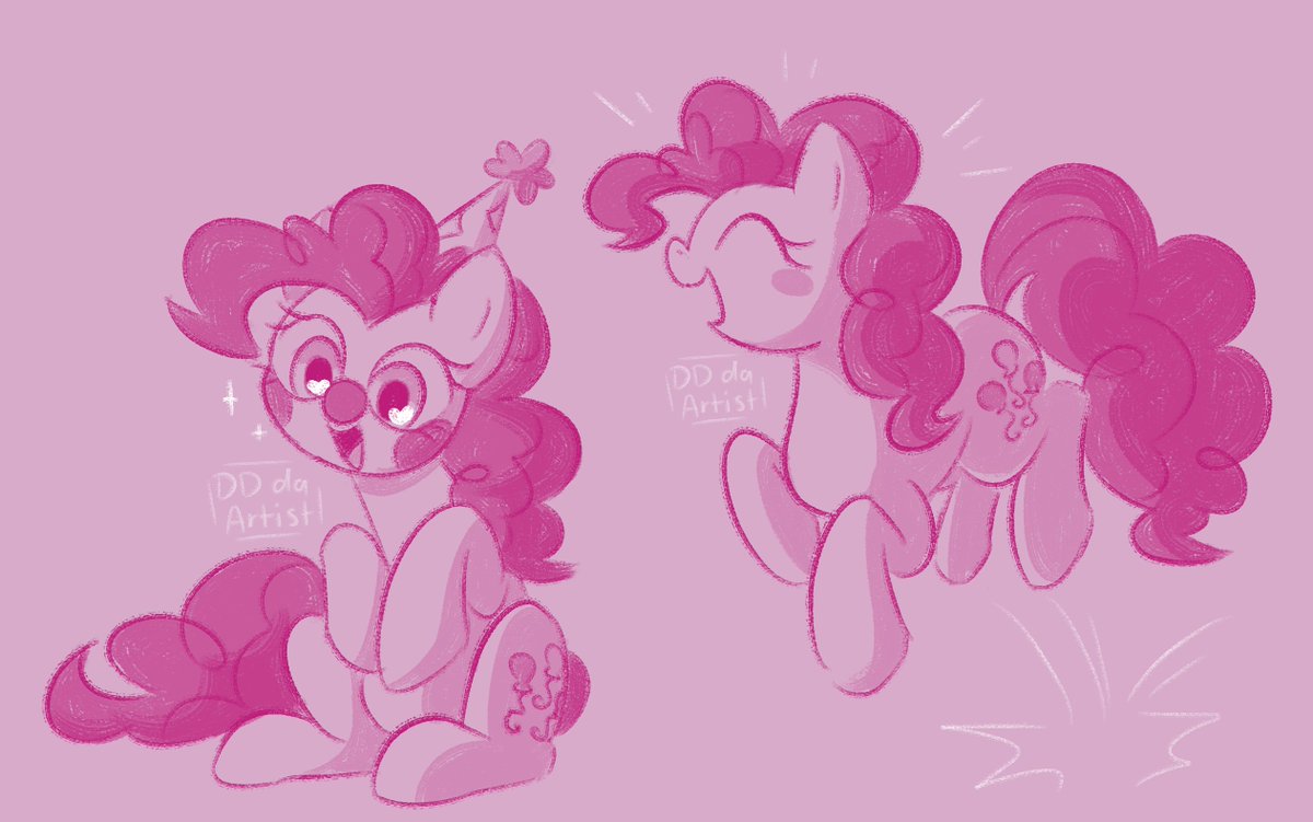 DDdaArtist2's tweet photo. Pinkie Pie, my beloved https://t.co/5q3ztdwRXY