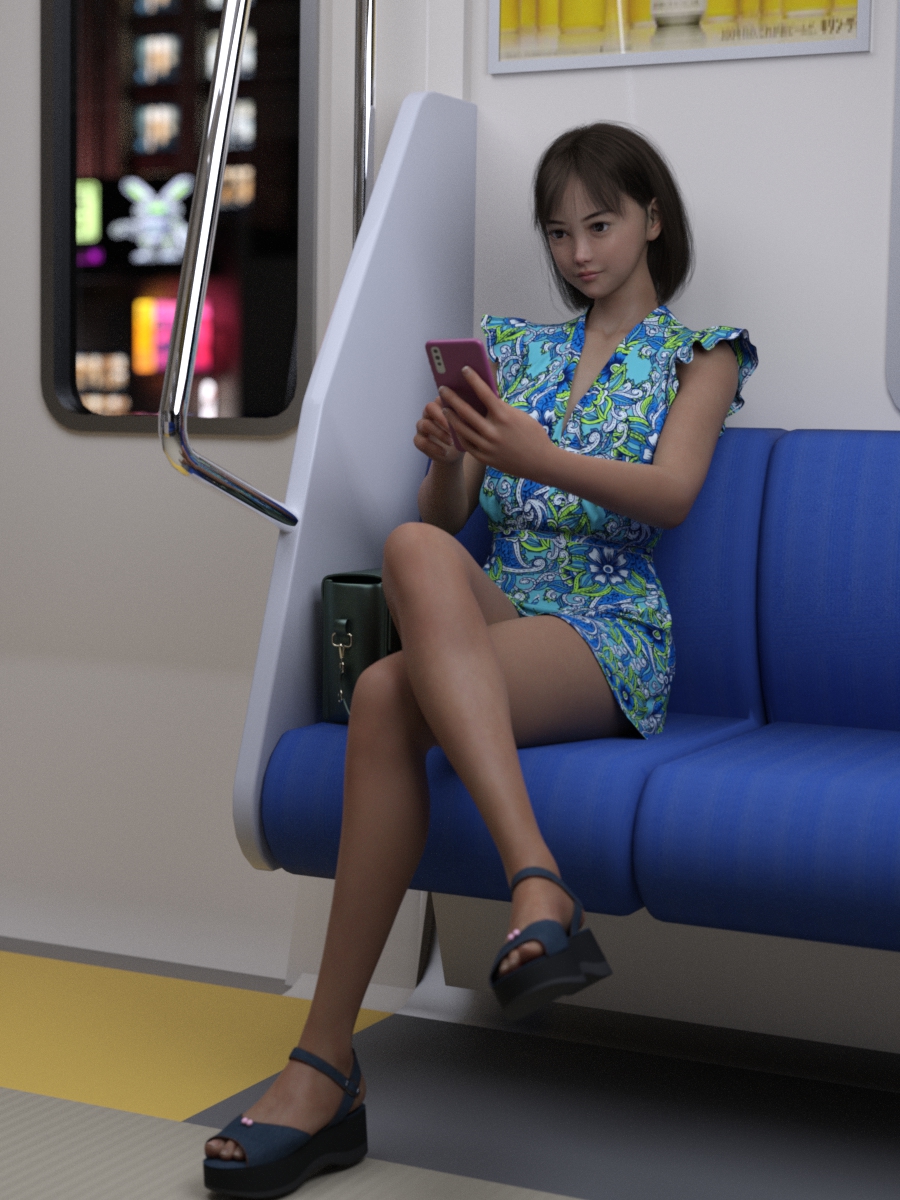 hiroinchiba's tweet photo. I saw KANA on the train on my way home
#DazStudio #Daz3d #3dcg #Iray https://t.co/l3FwIl57In