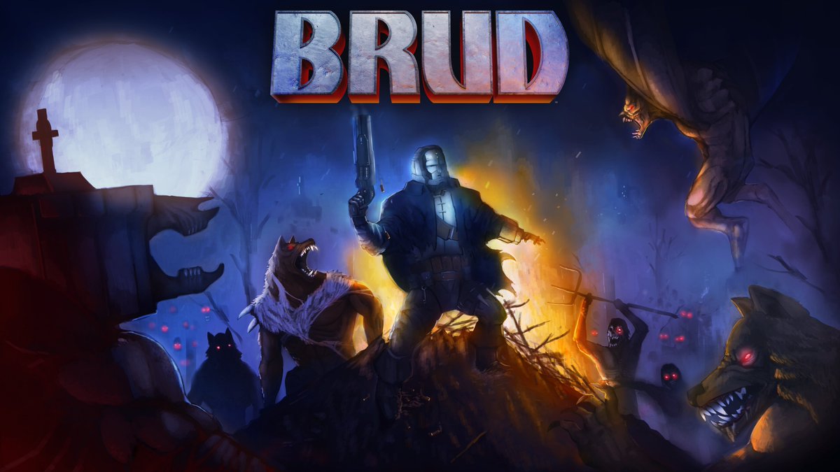 WrongTurnGames's tweet photo. Darkness Bites Back.

The official BRUD Reveal Key Art, done by Lead Concept Artist @need2render https://t.co/Cu3ar4ilg9