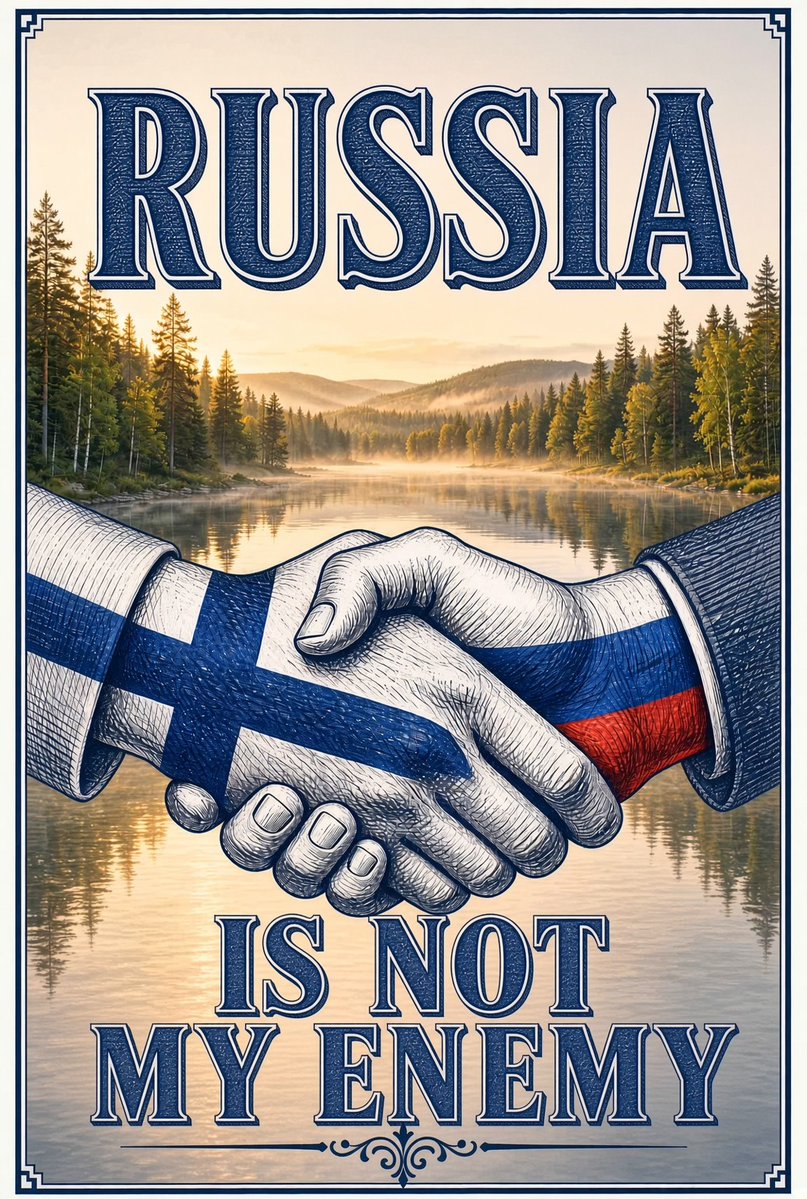 TellervoM's tweet photo. Venäjä ei ole viholliseni👍 https://t.co/x5KxZC5Rpw