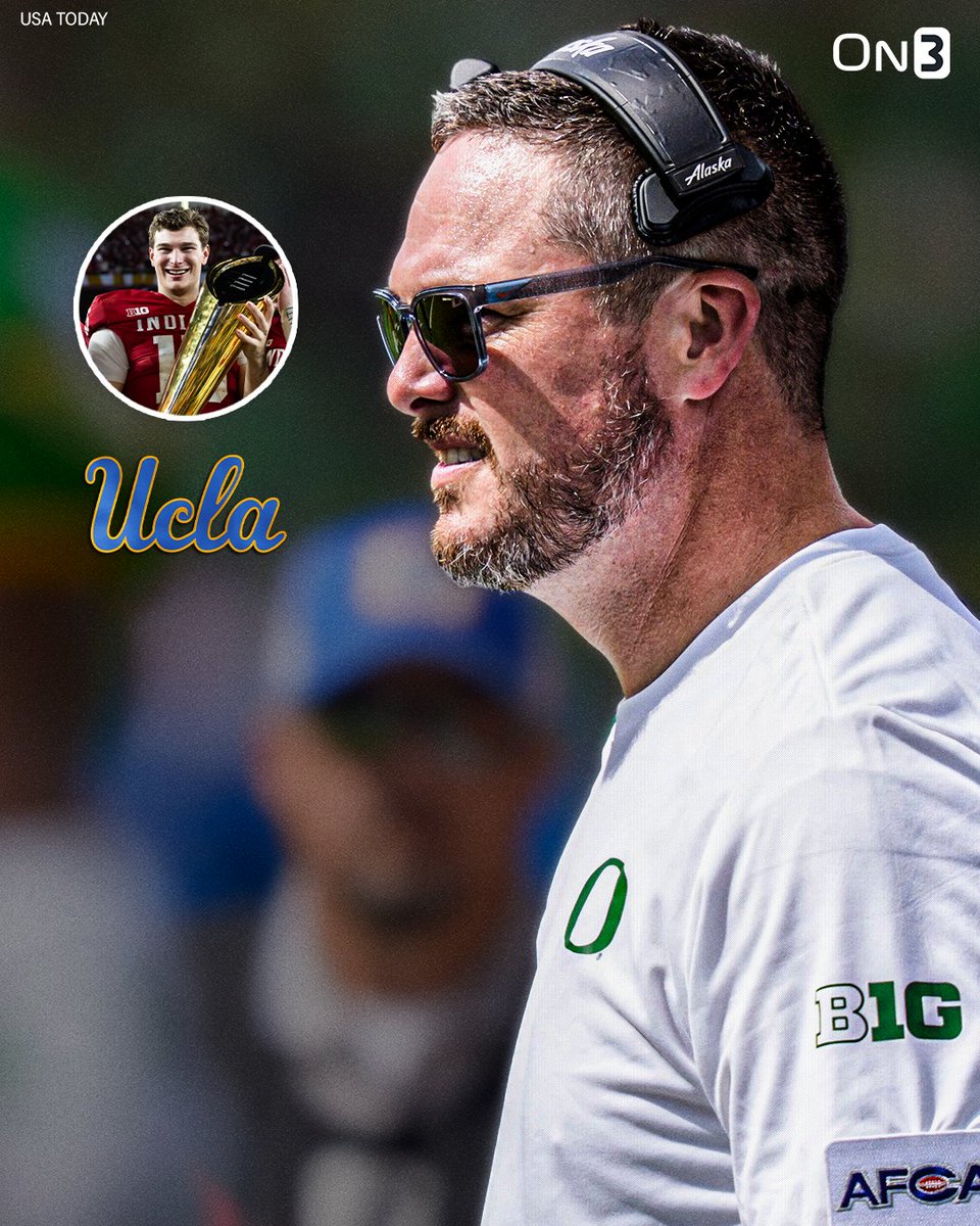 On3's tweet photo. NEW: Oregon head coach Dan Lanning compares UCLA to 2025 Indiana: 

"We're about to play a UCLA team that reminds me a lot of Indiana from last year." 

(h/t @mtorressports) 

https://t.co/nL8WX5yeV5
