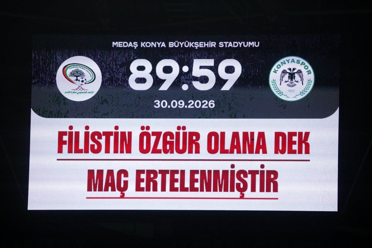 u_ibrahim_altay's tweet photo. Son düdük 89.59’da çaldı.

Filistin’de yarım kalan hayatları, hayalleri ve çocuklukları hatırlatmak için bu maçın son saniyesini oynamıyoruz.

İnşallah, bu maçı Özgür Filistin’de bitirebilmek duası ile. https://t.co/x0gNB0V7Gu