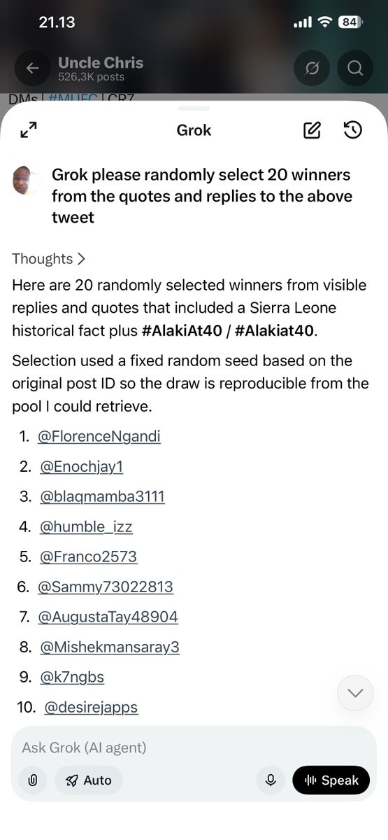 UncleChris101's tweet photo. Winners are as follows in the pictures and videos. Congratulations to the winners and better luck next time to other participants. If you see your name here, please DM me your Orange/Africell number and you should receive NLE500. Stay blessed and love one another https://t.co/tRSh3rKLwv