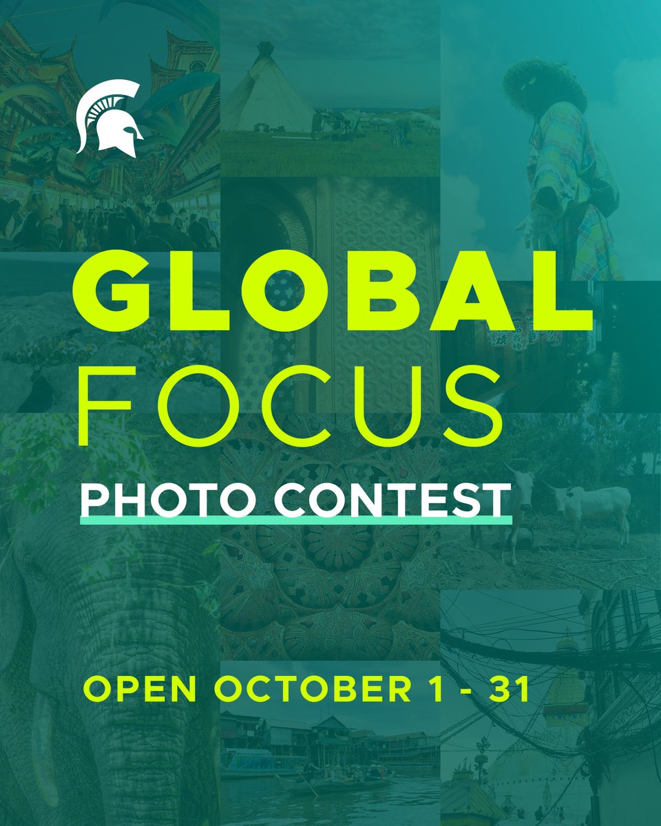 MSUIntl's tweet photo. Global Focus 2026 is here! 🌎📸

Global Spartans, share your best photos from travels abroad for this year’s Global Focus Photo Contest!

Submissions are open Oct. 1-31. Visit https://t.co/UqI6JVWuJ9 to learn more and submit your photos.

#GlobalSpartans #GlobalFocus https://t.co/N2kTvEKyTy