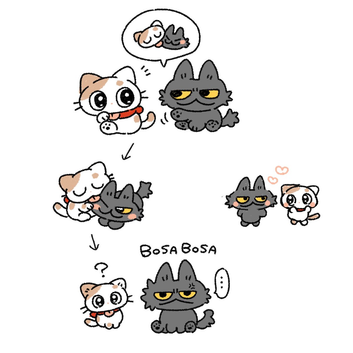 yamanobejin's tweet photo. ねこちゃんずラブ https://t.co/r6oMgAw7d7