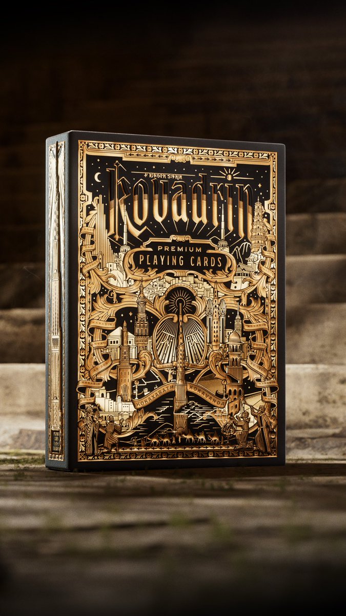 kevinrcantrell's tweet photo. Now available with @theory11 and through our Kickstarter campaign:
The Kovadrin Chronicles playing cards. https://t.co/L4Rg5oApQn