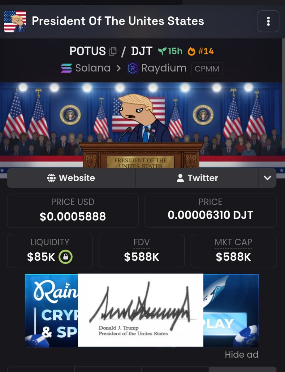 100xShaman's tweet photo. Day 1 of Super Intelligence and we have a spelling error

$POTUS 
President Of The Unites States
Yes. Unites.

That’s the entire thesis.
CT will force it higher just to cope.
It's everywhere on the news

Volume already printing, 
callers already in, chart looking like it wants to go.

EDETAdjB1N8AARfoWWTwxeUJiNFjGAEhBv1JBePnagoh 
 
Don’t be the guy still asking “is this real?” while it’s already moving.