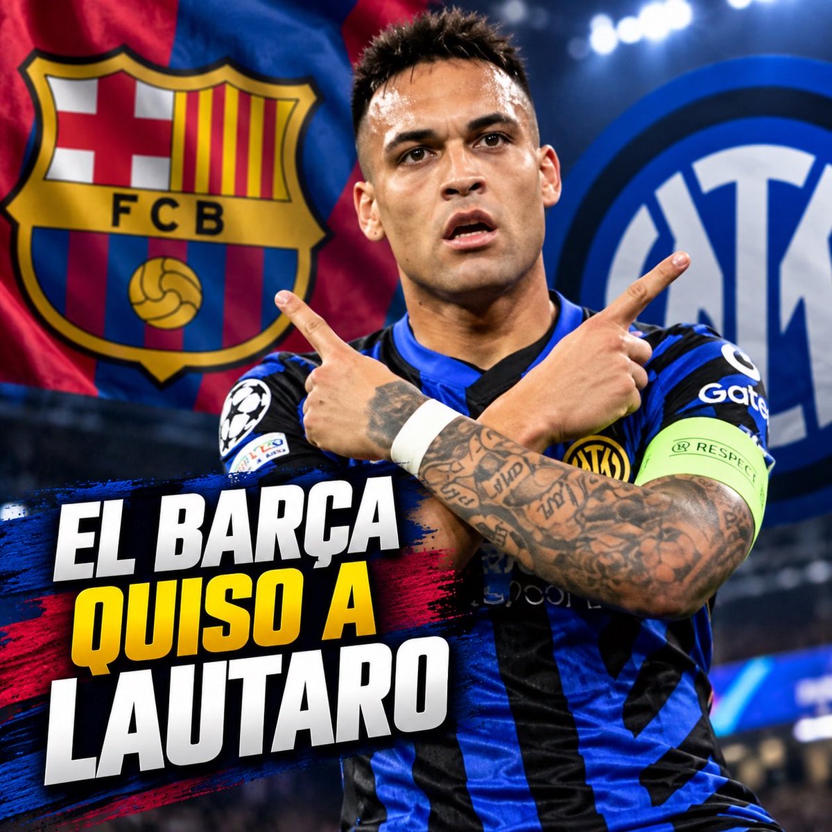 GOALSTATSLAB's tweet photo. 🚨🔵🔴 Laporta revela que el Barça intentó fichar a Lautaro Martínez. El presidente azulgrana contactó directamente con Beppe Marotta, pero el Inter fue tajante: el delantero argentino no estaba en venta y las conversaciones terminaron ahí. https://t.co/U6pFfpD2ol