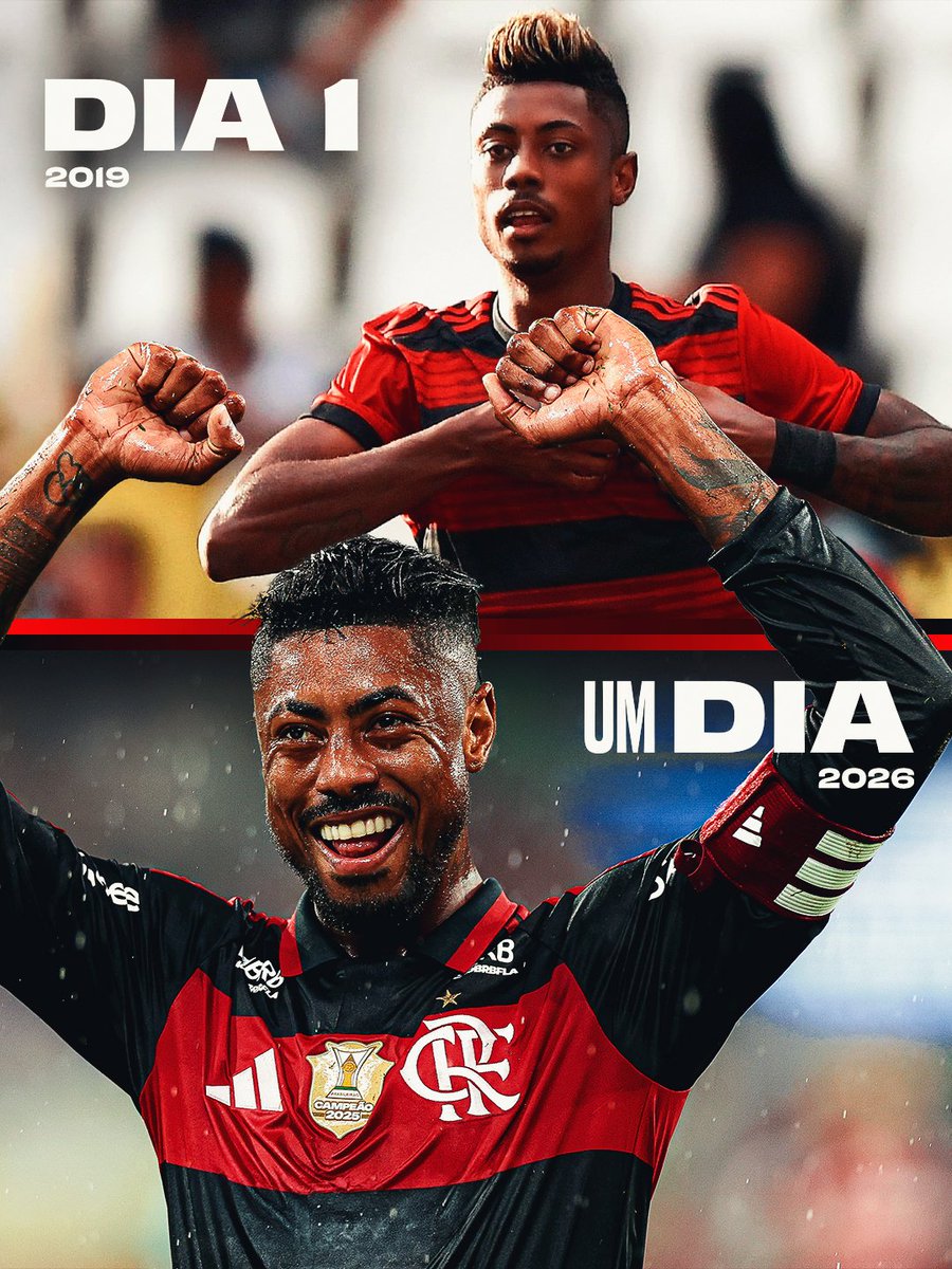 Flamengo's tweet photo. Tudo mudou e nada mudou!

Temporada após temporada, sempre respirando e vivendo 100% o que é ser Flamengo. Do primeiro dia até hoje, a mesma entrega, a mesma paixão e o mesmo Manto.

E que venham muitos outros capítulos dessa história! 🔴⚫ https://t.co/zt8CEGzam5