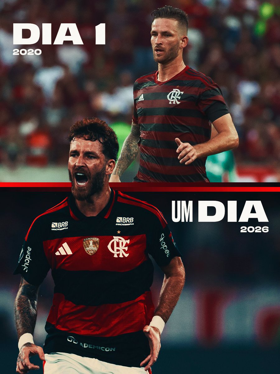 Flamengo's tweet photo. Tudo mudou e nada mudou!

Temporada após temporada, sempre respirando e vivendo 100% o que é ser Flamengo. Do primeiro dia até hoje, a mesma entrega, a mesma paixão e o mesmo Manto.

E que venham muitos outros capítulos dessa história! 🔴⚫ https://t.co/zt8CEGzam5