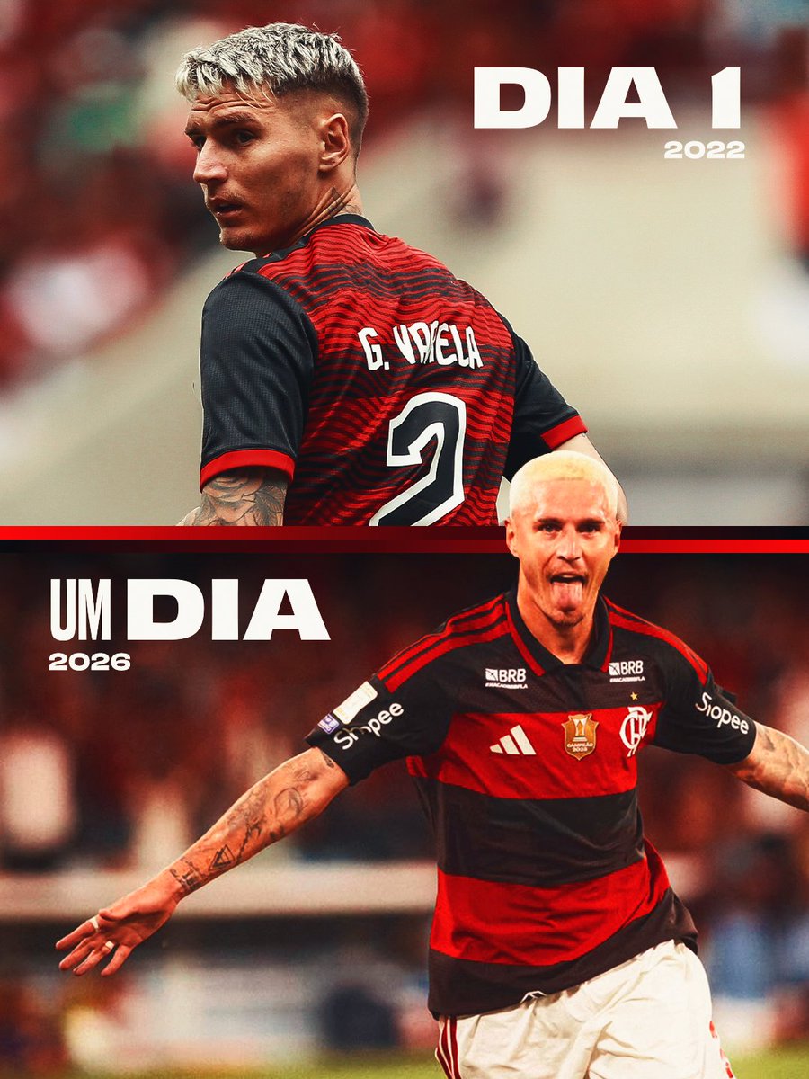 Flamengo's tweet photo. Tudo mudou e nada mudou!

Temporada após temporada, sempre respirando e vivendo 100% o que é ser Flamengo. Do primeiro dia até hoje, a mesma entrega, a mesma paixão e o mesmo Manto.

E que venham muitos outros capítulos dessa história! 🔴⚫ https://t.co/zt8CEGzam5