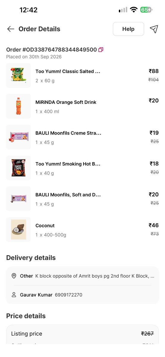 MoboMohit's tweet photo. @Flipkart 
I have placed this order like 1 hr ago but have not received it yet.
Under flipkart minutes.
This is what service you are providing.
I am dissatisfied.
Now I am placing an order in @letsblinkit https://t.co/OmZ0f7mM8z